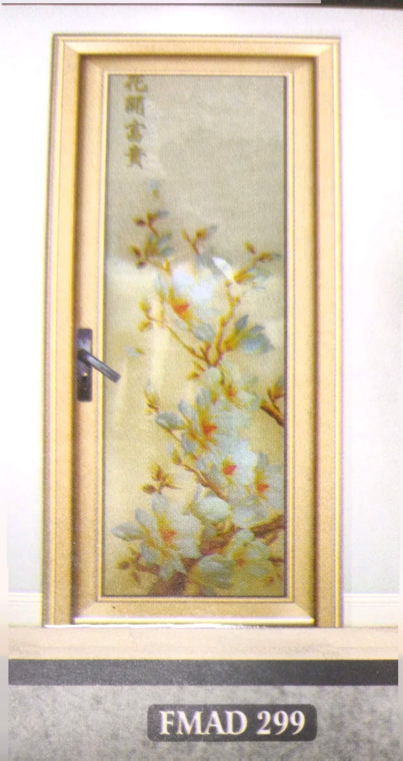 Aluminium Golden Sticker Door